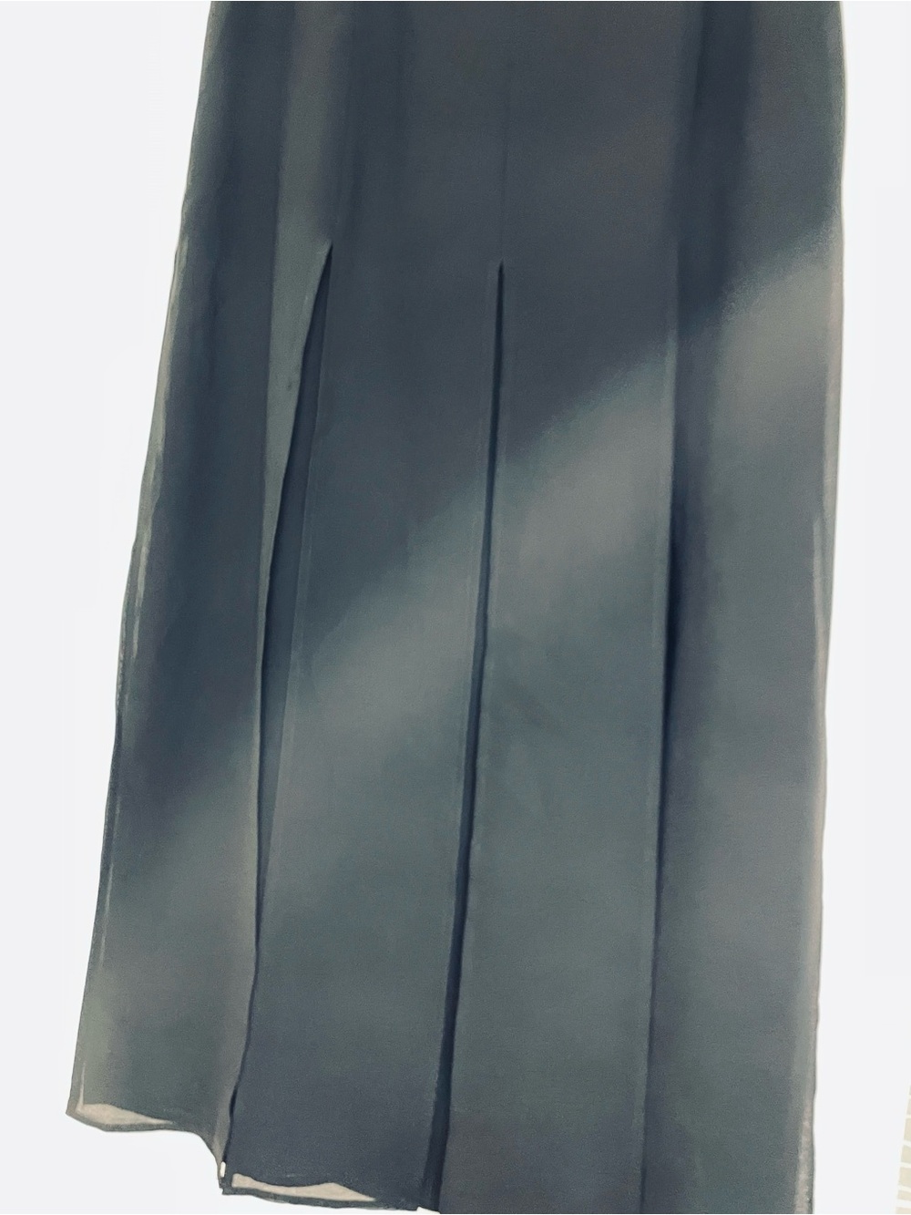 Jessica Black Maxi Skirt with Sheer Overlay - Picture 11 of 12
